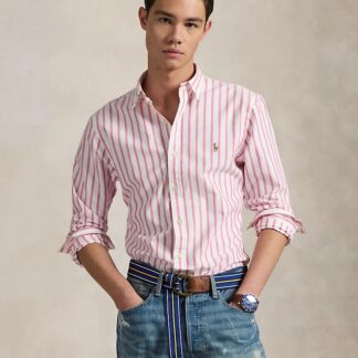 Camisa Polo Ralph Lauren Oxford Rayas Custom Fit