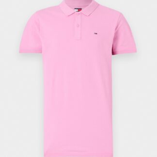 Polo Tommy Jeans Slim Rosa