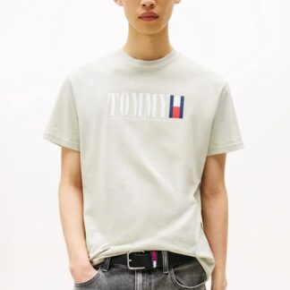 Camiseta Tommy Jeans Regular Verde