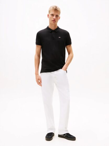 Polo Tommy Jeans Slim Negro - Imagen 3