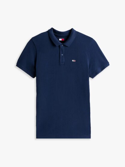 Polo Tommy Jeans Slim Azul - Imagen 3