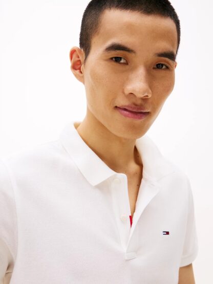 Polo Tommy Jeans Slim Blanco - Imagen 6
