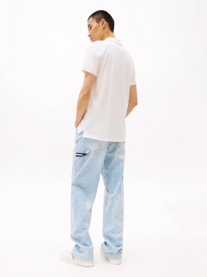 Polo Tommy Jeans Slim Blanco - Imagen 4