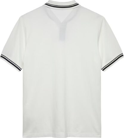 Polo Tommy Jeans Regular Tipped Blanco - Imagen 4