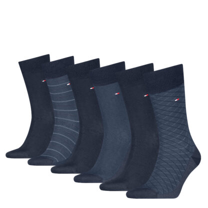 Pack 6 Calcetines Tommy Hilfiger Navy - Imagen 3