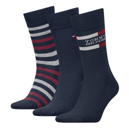 Pack 3 Calcetines Tommy Hilfiger Navy - Imagen 2