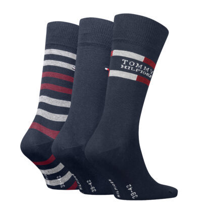 Pack 3 Calcetines Tommy Hilfiger Navy - Imagen 3
