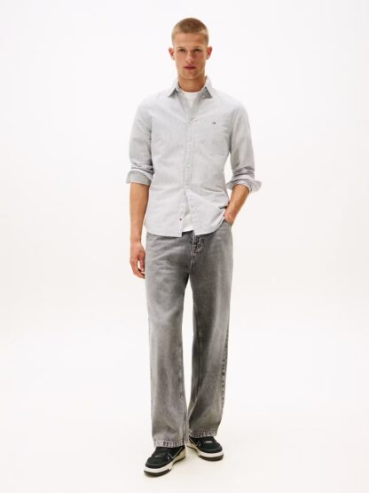 Camisa Tommy Jeans Rayas Oxford slim - Imagen 2