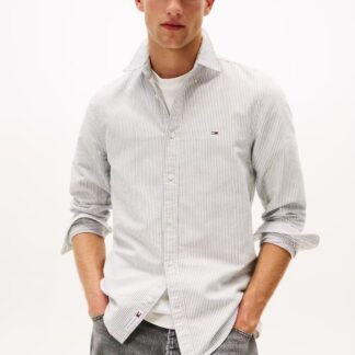 Camisa Tommy Jeans Rayas Oxford slim