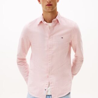 Camisa Tommy Jeans Rayas Oxford slim