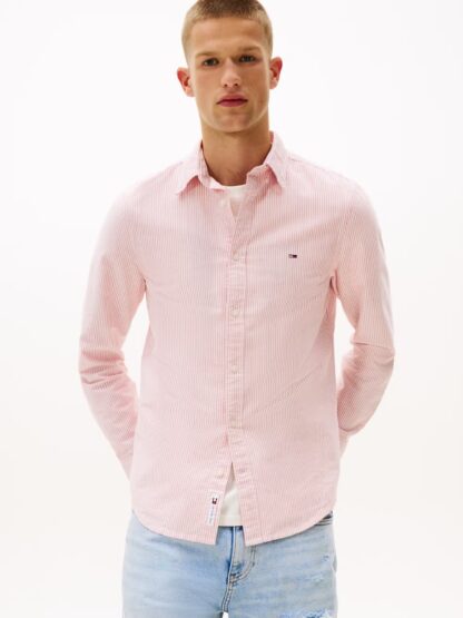 Camisa Tommy Jeans Rayas Oxford slim