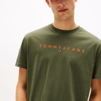 Camiseta Tommy Jeans Regular Verde