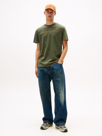 Camiseta Tommy Jeans Regular Verde - Imagen 5