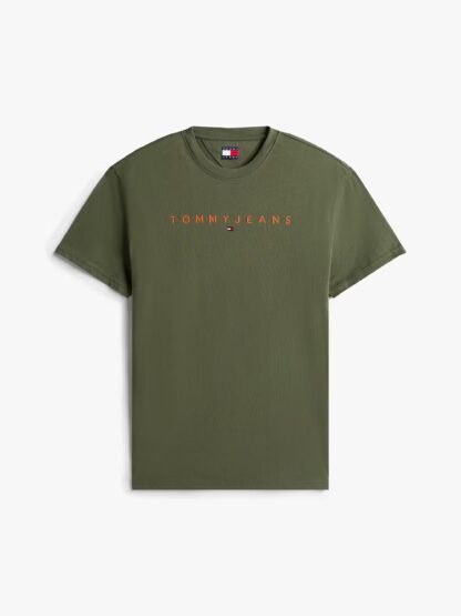 Camiseta Tommy Jeans Regular Verde - Imagen 3