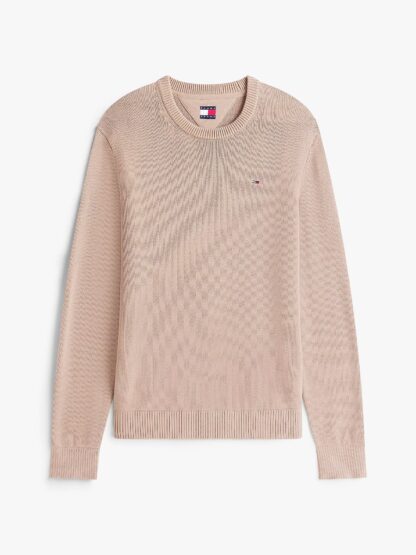 Jersey Tommy Jeans  slim Beige - Imagen 2