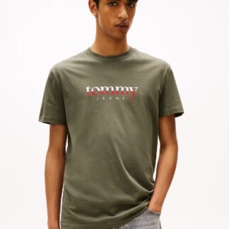 Camiseta Tommy Jeans Regular Verde
