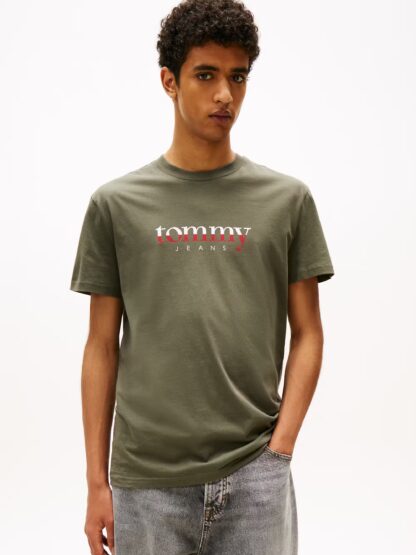 Camiseta Tommy Jeans Regular Verde