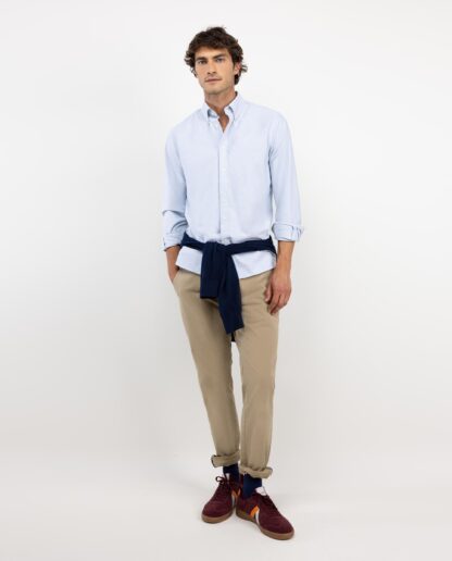 Camisa El Ganso Oxford Lisa Verde - Imagen 3