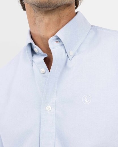 Camisa El Ganso Oxford Lisa Verde - Imagen 6