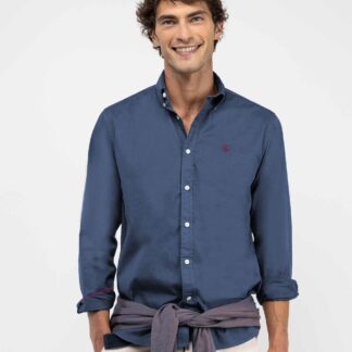Camisa El Ganso Garment Dyed Marino