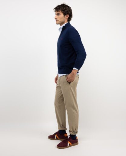 Jersey El Ganso Cuello Mock Marino - Imagen 6