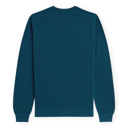 Jersey Fred Perry Cuello Redondo Dark Petrol - Imagen 4