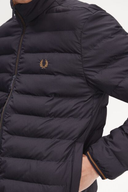 Chaqueta Fred Perry Acolchada Marino - Imagen 3