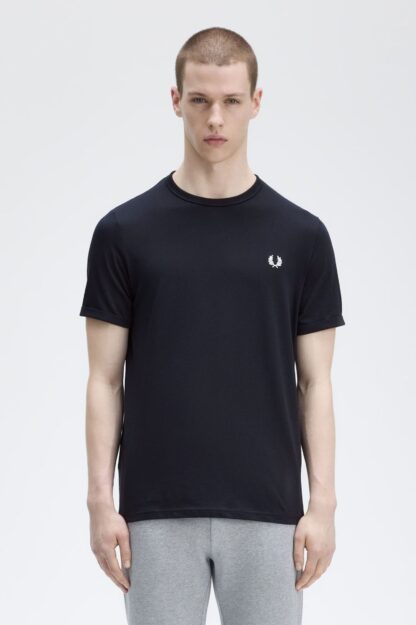 Camiseta Fred Perry Ringer Marino