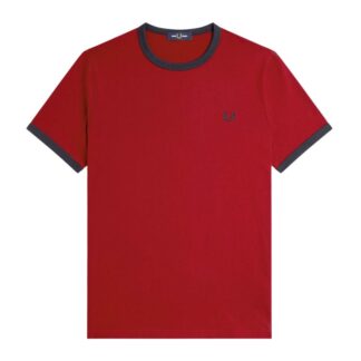 Camiseta Fred Perry Ringer Rojo