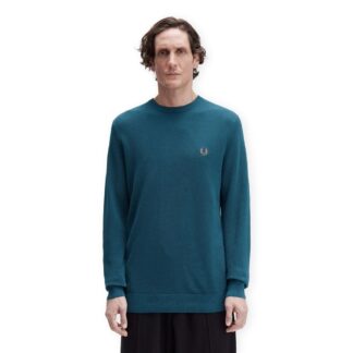 Jersey Fred Perry Cuello Redondo Dark Petrol
