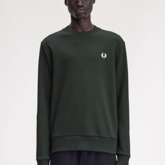 Sudadera Fred Perry Cuello Redondo Verde