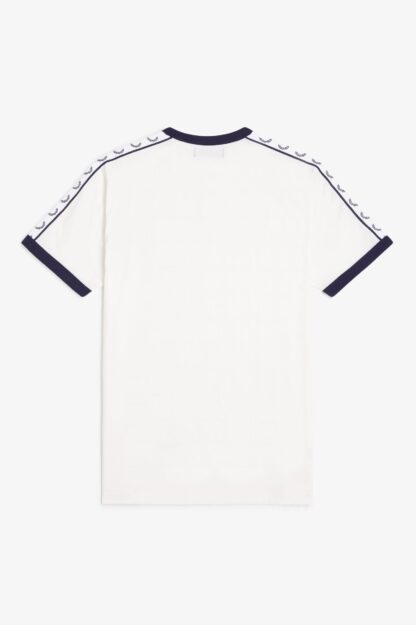 Camiseta Fred Perry Ringer Cinta Blanca - Imagen 8