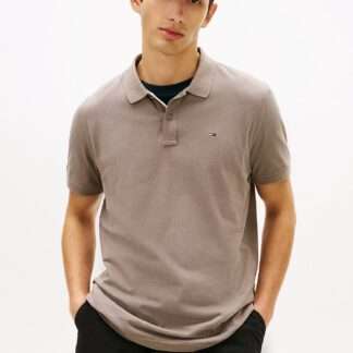 Polo Tommy Jeans Slim Visón