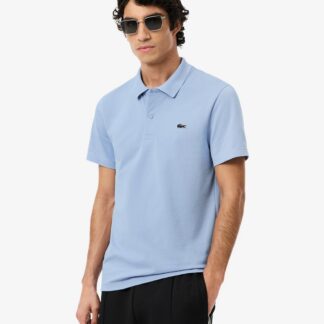 Polo Lacoste de Corte Regular Azul Claro