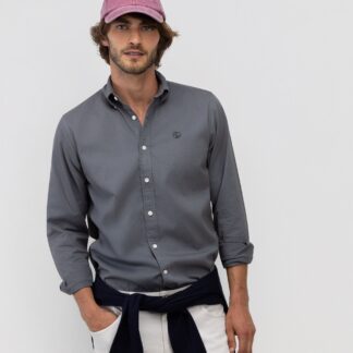 Camisa El Ganso Garment Dyed Gris