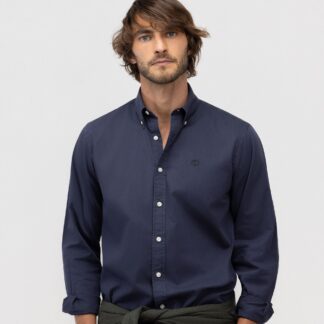 Camisa El Ganso Garment Dyed Marino