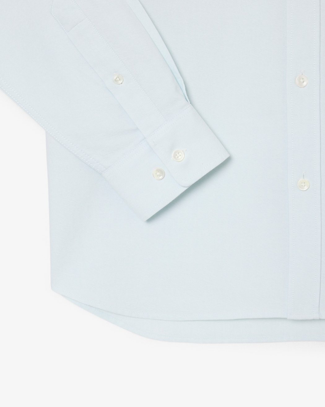 Camisa Lacoste Oxford Azul Claro - Imagen 6