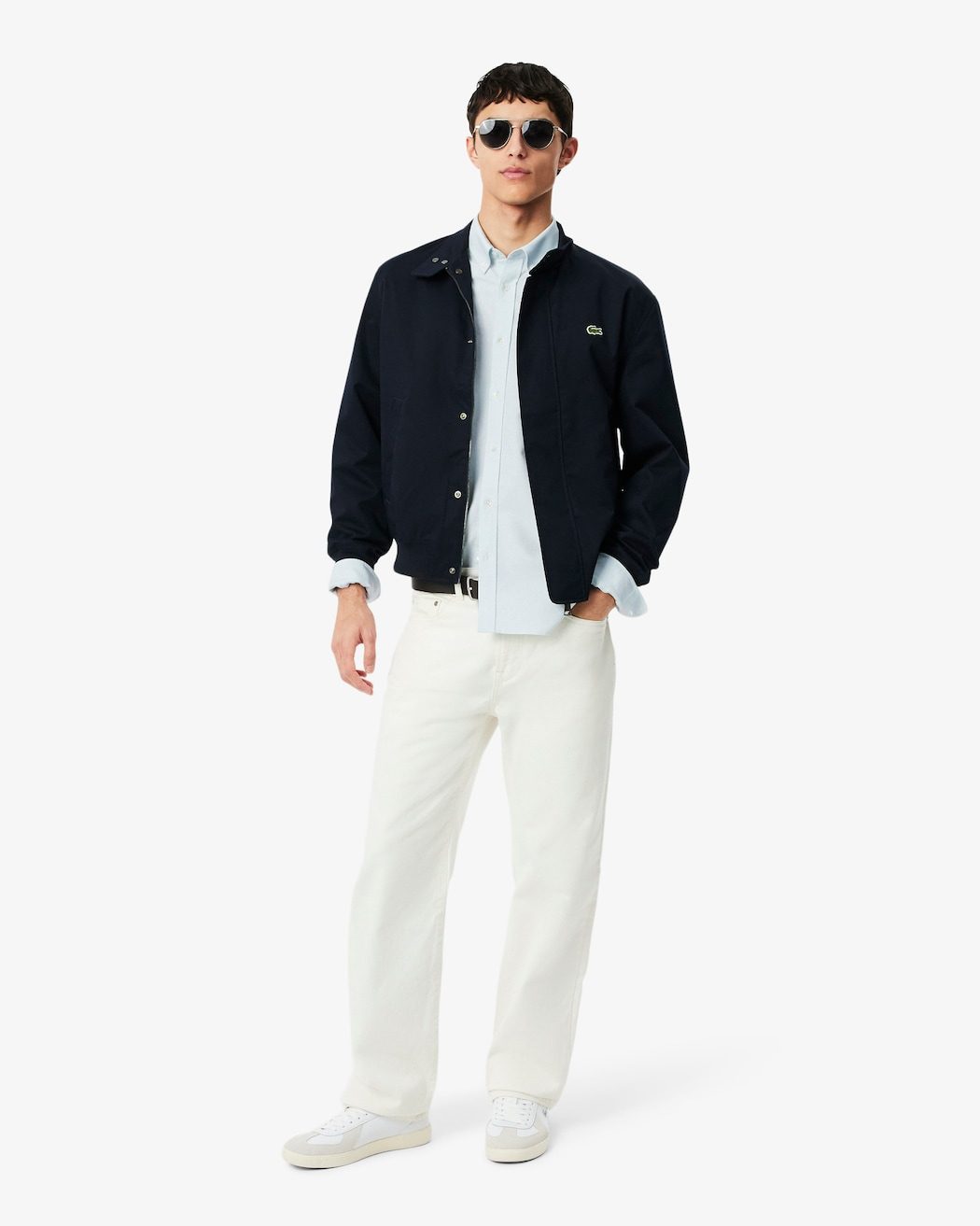 Camisa Lacoste Oxford Azul Claro - Imagen 7