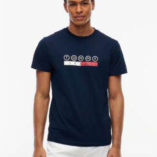Camiseta Tommy Jeans Slim DNA PLAY Azul