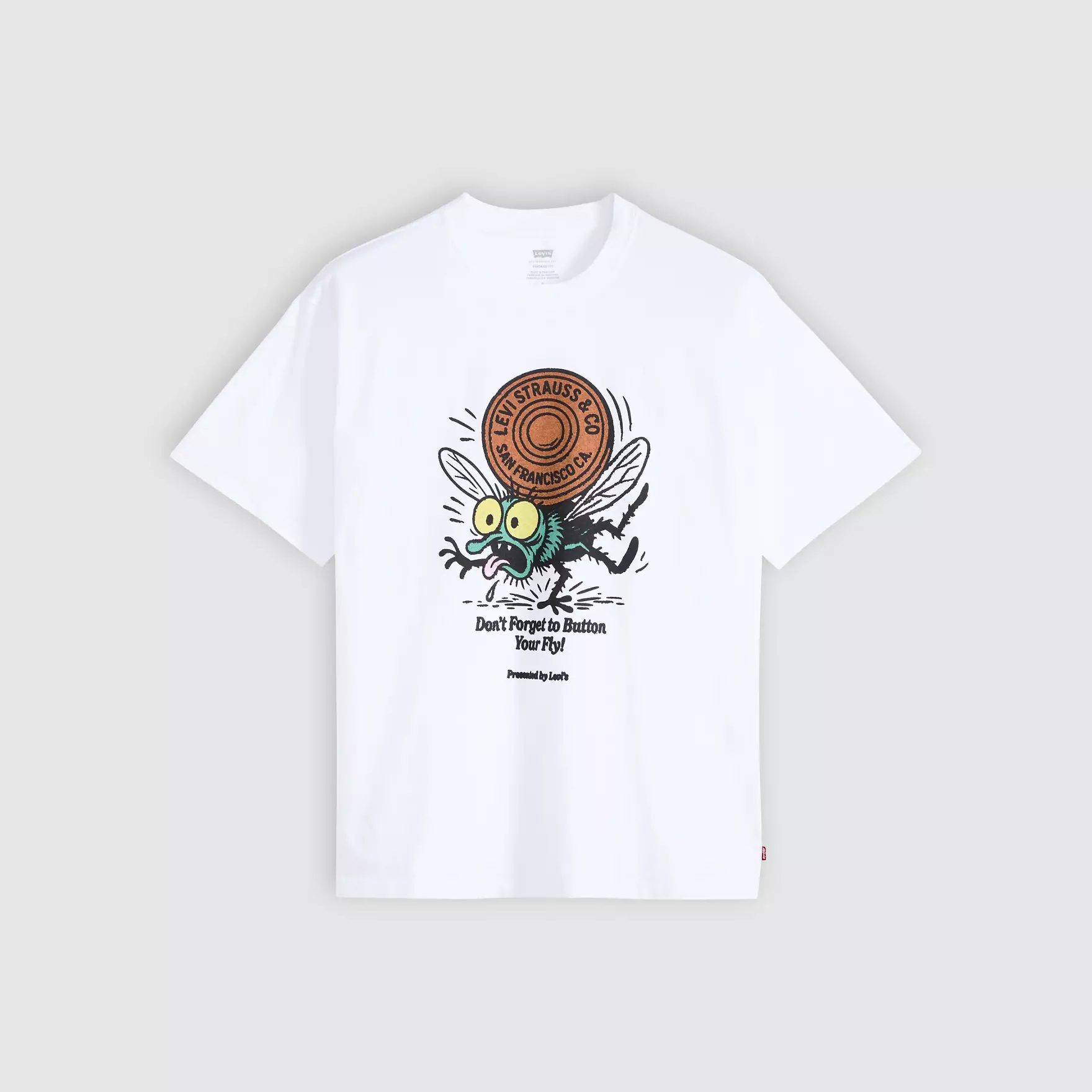 Camiseta Levi’s® Graphic Vintage Fit Blanca - Imagen 6